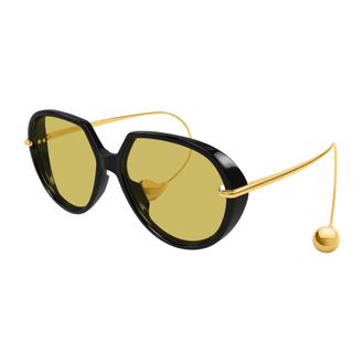 Bottega Veneta Sunglasses, unisex, Black, 60 MM, Bv1436S 001 Sunglasses