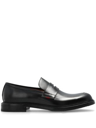 Gucci leather loafers - men - Calf Leather/Calf Leather/Calf Leather - 9.5 - Black