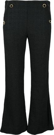Simona Corsellini Textured Flared Trousers
