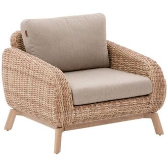 Hesperide Hesperide - Poltrona da giardino beige manissa in alluminio e poliestere - Hesp&eacute;ride