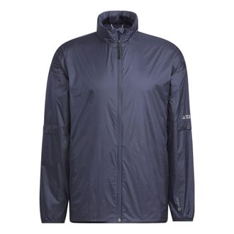 adidas Niuheaven Windbreaker Jacket Asia Sizing Navy HY4702