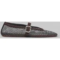 Alaia La Ballerine Fishnet Strass