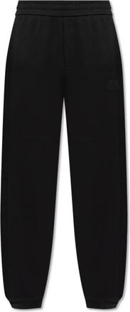 Moncler Broek met logo - Heren - Sweatpants - Zwart - M - Broeken