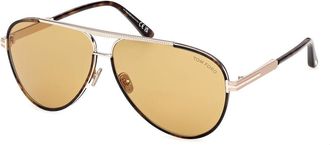 Tom Ford FT1340 RUPERT-02 52E Mens Sunglasses Gold Size 63