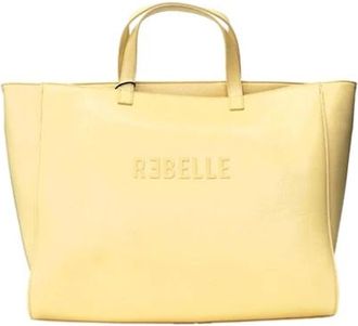 Rebelle Tote Bags, female, Green, Size: ONE SIZE Lemon Patent Leather Crossbody Bag