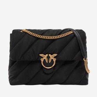 Pinko Pinko Maxi Extra Love Bag Puff In Quilted Nylon