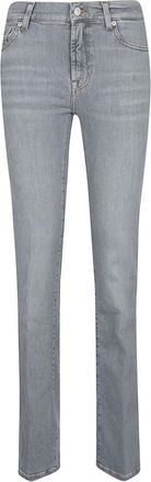 7 For All Mankind Slim Illusion Bootcut Jeans - Dames - Bootcut Jeans - Blauw - W27 - Katoen - Jeans