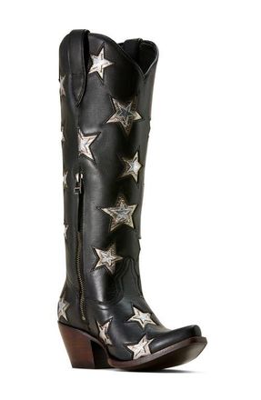 Ariat Casanova Star X Toe Western Boot in Inkwell Black at Nordstrom, Size 6.5