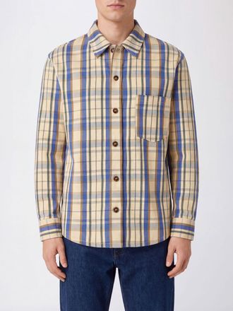 A.P.C. A. P.C. Long-Sleeved Check Pattern Cotton Shirt