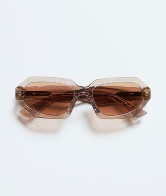 Bottega Veneta Classic Oval Sunglasses - Brown - Unisex - U