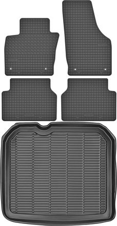 OEM Juego De Alfombrillas De Goma Para Coche Y Maletero Para Audi Q3 Crossover (2011-2018)