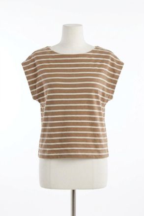 Z Supply Tilly Striped Top In Taro