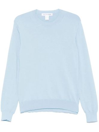 Comme Des Garçons crew-neck top - Blue