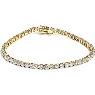 House of Brilliance 14K Yellow Gold Classic 5.00 Cttw Diamond Tennis Bracelet at Nordstrom