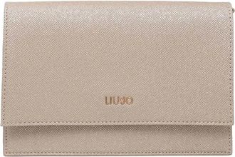 Liu Jo Mahn clutch bag - women - Polyester - One Size - Gold