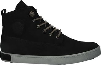 Blackstone Gm 06 Hi-top Sneaker - Heren - Veterlaarzen - Zwart - 46 EU - Leer - Schoenen
