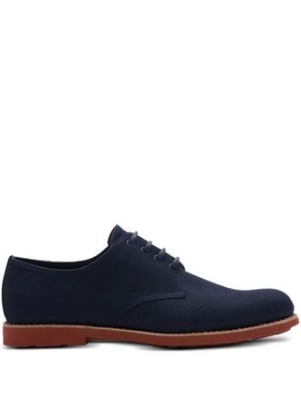 Churchs Matlock canvas derby shoes - men - Rubber/Canvas/Leather - 9.5 - Blue