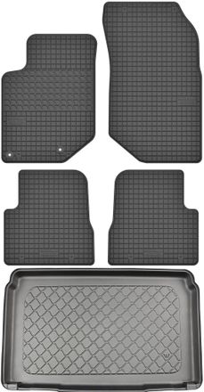 OEM Peugeot 208 Ii Hatchback Desde Junio De 2019. Juego De Alfombrillas De Goma Para Coche + Alfombrilla Para Maletero