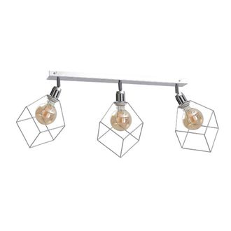 Netlighting Ruben Ceiling Spotlight Bar Silver 63cm 3x E27