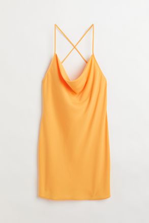 H&M Kurzes Slip-Dress - Gelb