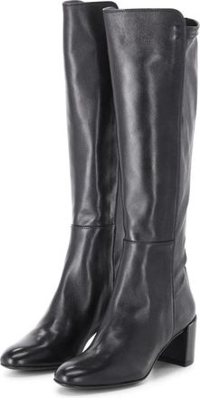 AGL Hoge Laarzen - Dames - Hoge Laarzen - Zwart - 42 EU - Leer - Schoenen