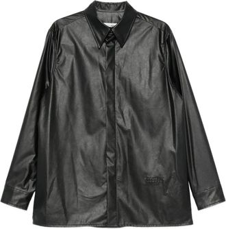 Maison Margiela Shirt - Heren - Zomerjassen - Zwart - M - Jassen