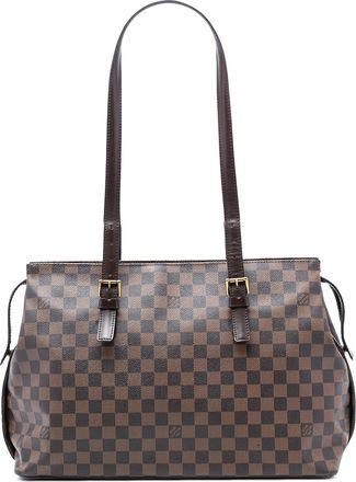 Louis Vuitton Pre-owned Womens Damier Ebene Chelsea - Dark Brown Textile - One Size