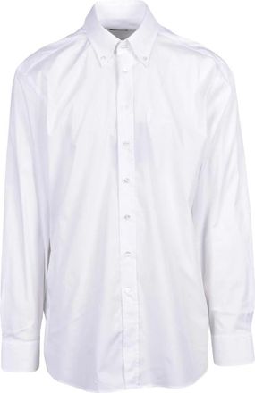 Etro shirt - Heren - Zakelijke Overhemden - Wit - 5XL - Katoen - Overhemden