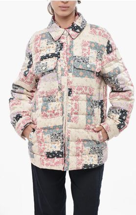 Woolrich Quilted Down Jacket PENNSYLVANIA With Patchwork Effect size Xxl