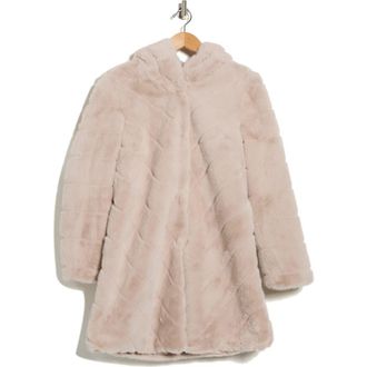 Love Token Mischa Faux Fur Coat in Beige at Nordstrom Rack, Size X-Small