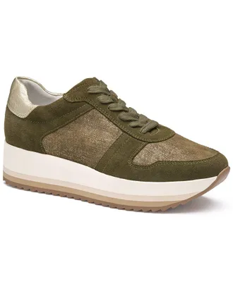 Johnston & Murphy Gracie Suede Sneaker