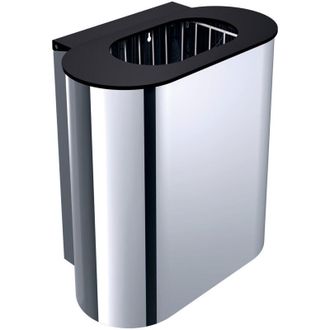 Emco Emco - system2 corbeille &agrave; d&eacute;chets, 30 litres, chrom&eacute;, mod&egrave;le