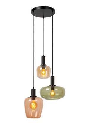 Netlighting Lucide ILONA Pendant light 3xE27 Black