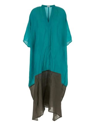 The Rose Ibiza short-sleeve mini dress - Blauw