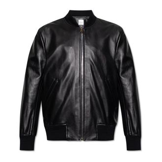 Paul Smith Lamsleren jas - Heren - Leren en Su&egrave;de Jassen - Zwart - L - Leer - Jassen