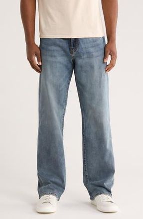 Lucky Brand 181 Relaxed Straight Leg Jeans in Horseshoe Blue at Nordstrom Rack, Size 33 X 30