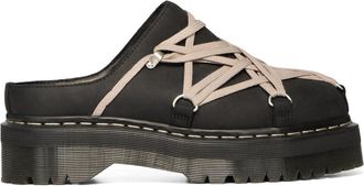 Dr. Martens Quad Sole Lace-Up Mule Shoes With Rugged Tread