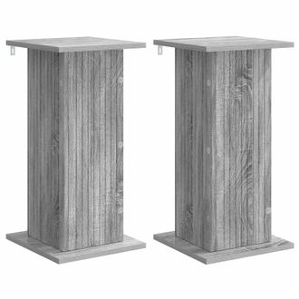 vidaXL Soporte De Plantas 2 Pcs Gris Sonoma 30,5 X 30 X 60,5 Cm Vidaxl