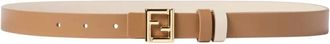 Fendi Accessoires, Dames, Bruin, 80 CM, Leer, FF Belt