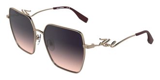 Karl Lagerfeld KL362S 771 Womens Sunglasses Gold Size 59