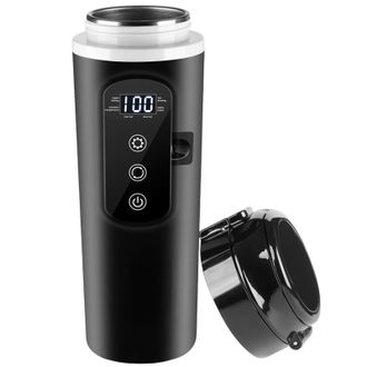 OEM Hervidor De Agua El&eacute;ctrico Para Coche De 12 V-24 V Y 500 Ml, De Acero Inoxidable, Con Enchufe De 12 V Para Encendedor De Cigarrillos, Ideal Para Agua 