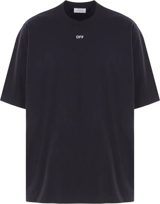 Off-white short-sleeves T-shirt - Black