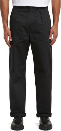G-Star Pleat Front Chinos in Dk Black at Nordstrom, Size 38 X 34
