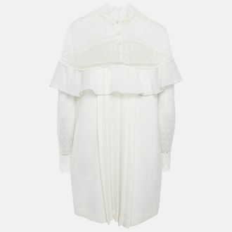 Self Portrait Lace Trim Jersey Short