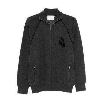 Isabel Marant Heren, Truien, Grijs, Maat: XL Katoen