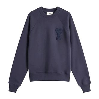Ami Maglia - male - Ami Paris - Sweatshirts - Blue - L - Sweatshirts & Hoodies