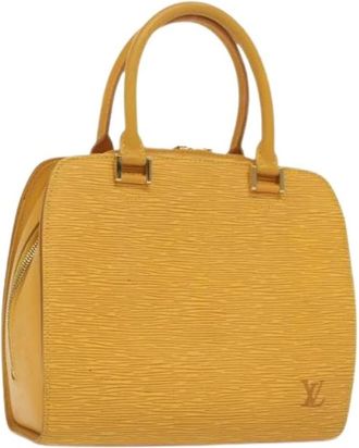 Louis Vuitton Pre-owned Handbags, female, Yellow, Size: ONE SIZE Pre-owned Vintage Handbag