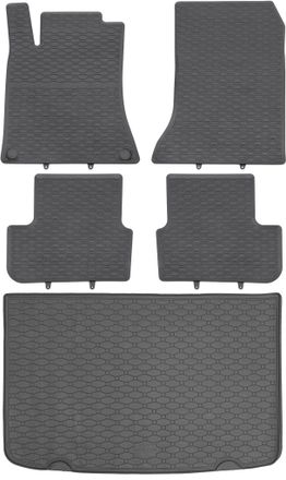 OEM Juego De Alfombrillas De Goma Para Coche Y Maletero Para Mercedes Clase A W176 Hatchback (09.2012-04.2018)