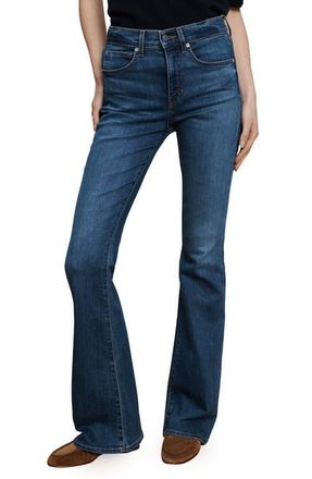 Veronica Beard Beverly High Waist Skinny Flare Jeans in Bright Blue at Nordstrom, Size 23
