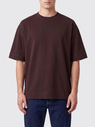 Dries Van Noten T-shirt relaxed fit in cotone con girocollo e spalle cadute